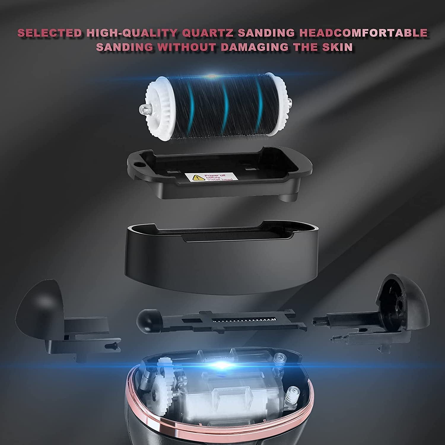 Rechargeable Electric Foot File Callus Removal Machine