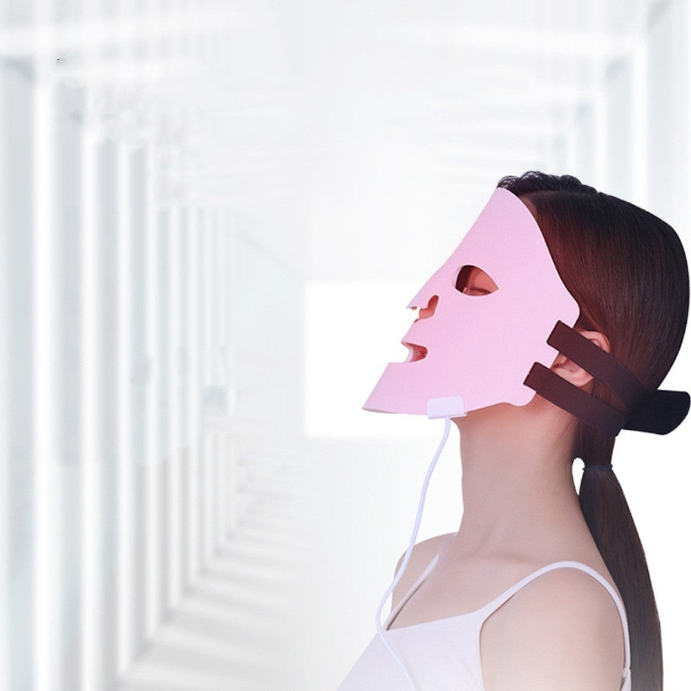 Meet your new glow buddy: the 7-color LED mask!