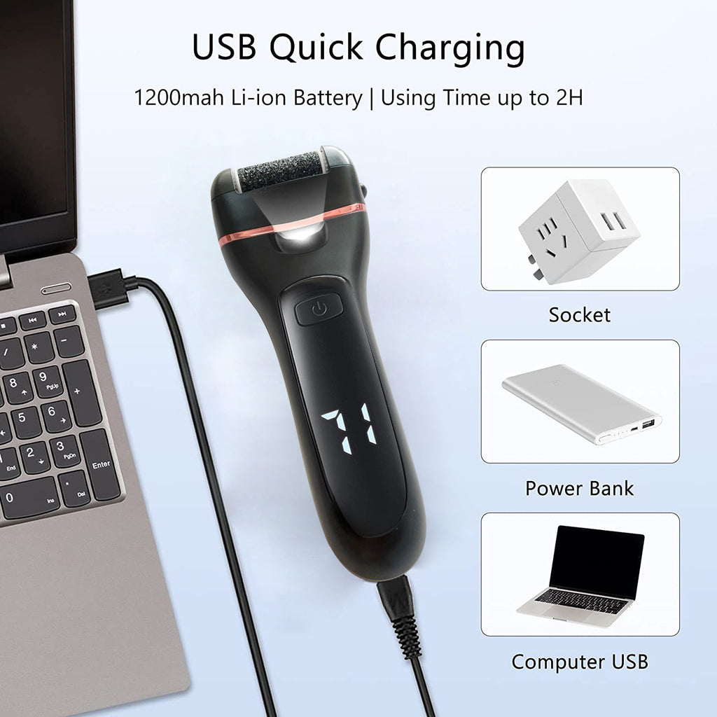 Rechargeable Electric Foot File Callus Removal Machine