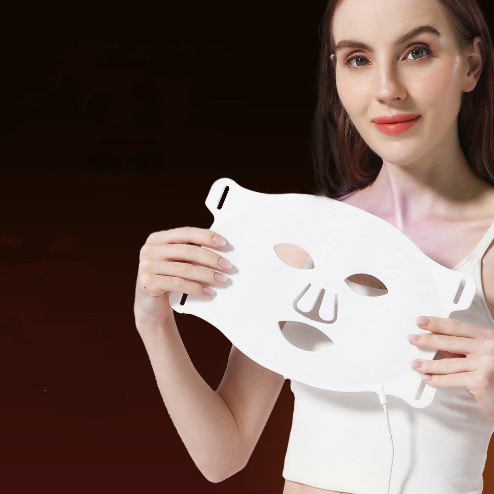 Meet your new glow buddy: the 7-color LED mask!